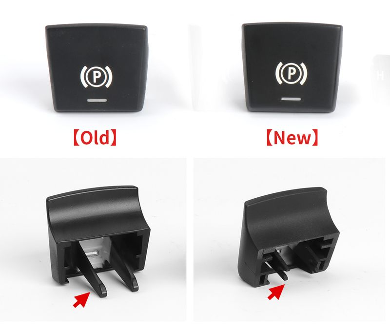 Auto Parkbremse Handbremse P-Taste Schalter Abdeckung Auto H Kappen Für 5 7 X3 X4 F Serie F01 F02 F10 F12 F15 F16 F25 F26_voghion.com