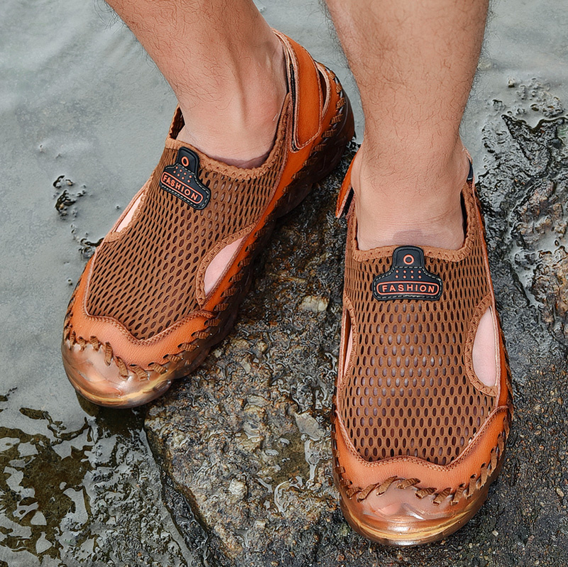 Herren-Wandersandalen, bequem, lässig, atmungsaktiv, rutschfest, Sport-Sandale, Outdoor-Sport, Sommersport, Outdoor-Sandalen_voghion.com