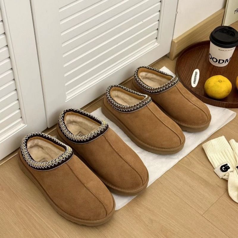 Pantofole Tazz da uomo e da donna, pantofole in pelliccia Tasman, classiche, ultra mini, con plateau, in pelle scamosciata e montone, scarpe invernali calde, stivaletti da donna_voghion.com