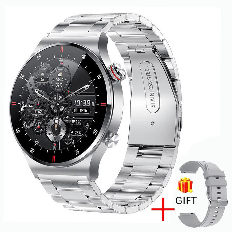 2023 neue NFC Bluetooth Anruf Smart Uhr Männer Voller Touchscreen Sport Fitness Uhr EKG + PPG Smart Armband Reloj Inteligente hombre_voghion.com