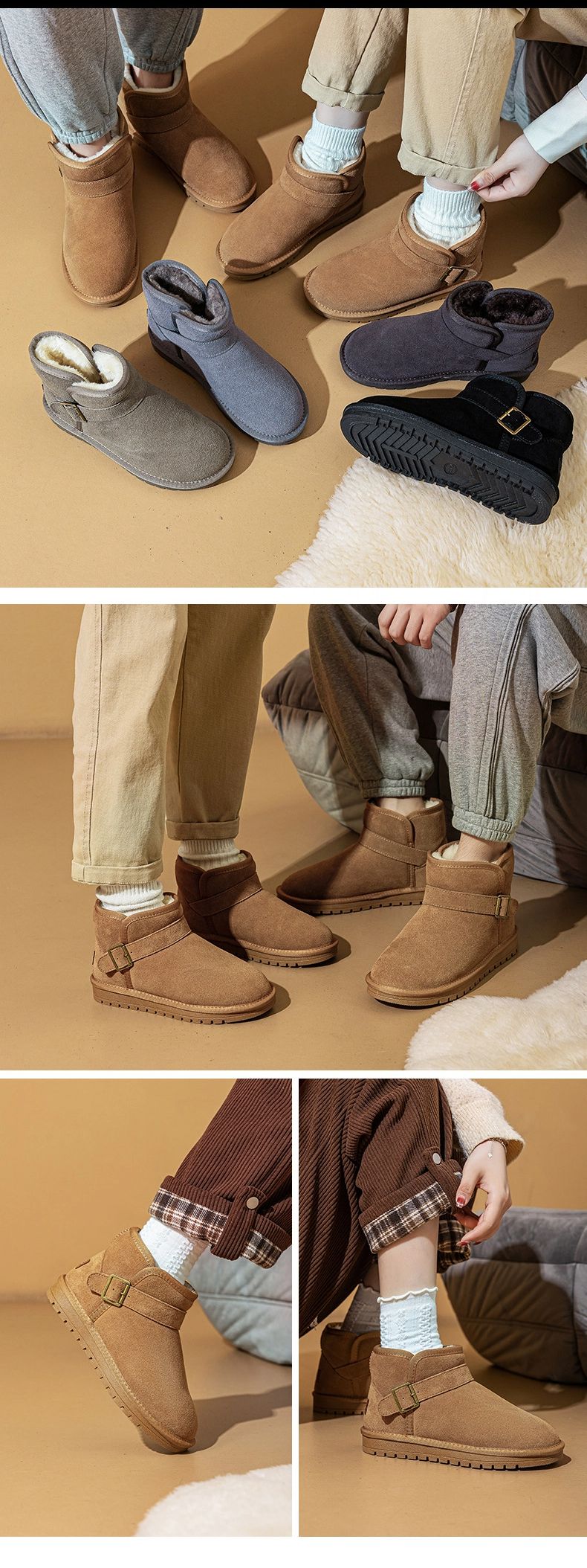 Designer Snow Boots Tasman Slippers Platform Boot Ta Zz Slide Mustard Seed Ultra Mini Chestnut Suede Men Shoes Womens Winter Ankle Booties Australia_voghion.com