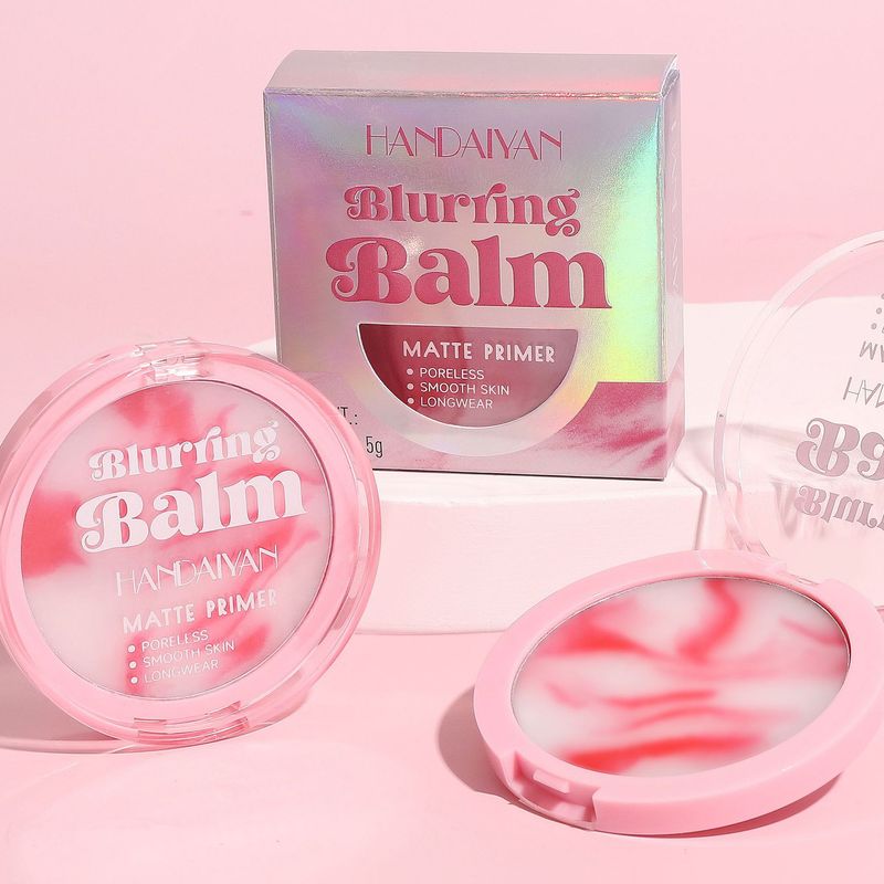 Fixiercreme mit Puderquaste Wasserfestes Öl Control Puder Creme zum Verbergen der Poren nicht entfernendes Make-up Puderfreier Puder_voghion.com