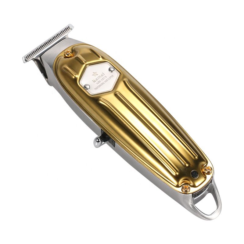 Kemei KM-1973 Alle Metalen Professionele Mannen Elektrische Draadloze Tondeuse Mannelijke 0mm Kaalhoofdige T Blade Kapsel hine_voghion.com