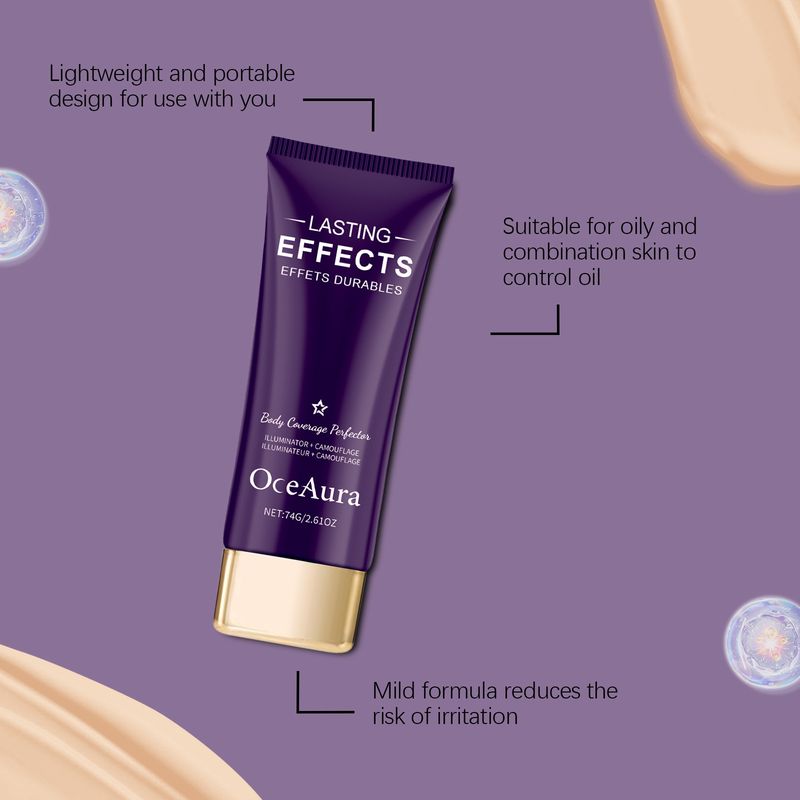 OceanAura Ivory White Moisturizing, Refreshing, Non Sticking, Natural Makeup Concealer_voghion.com