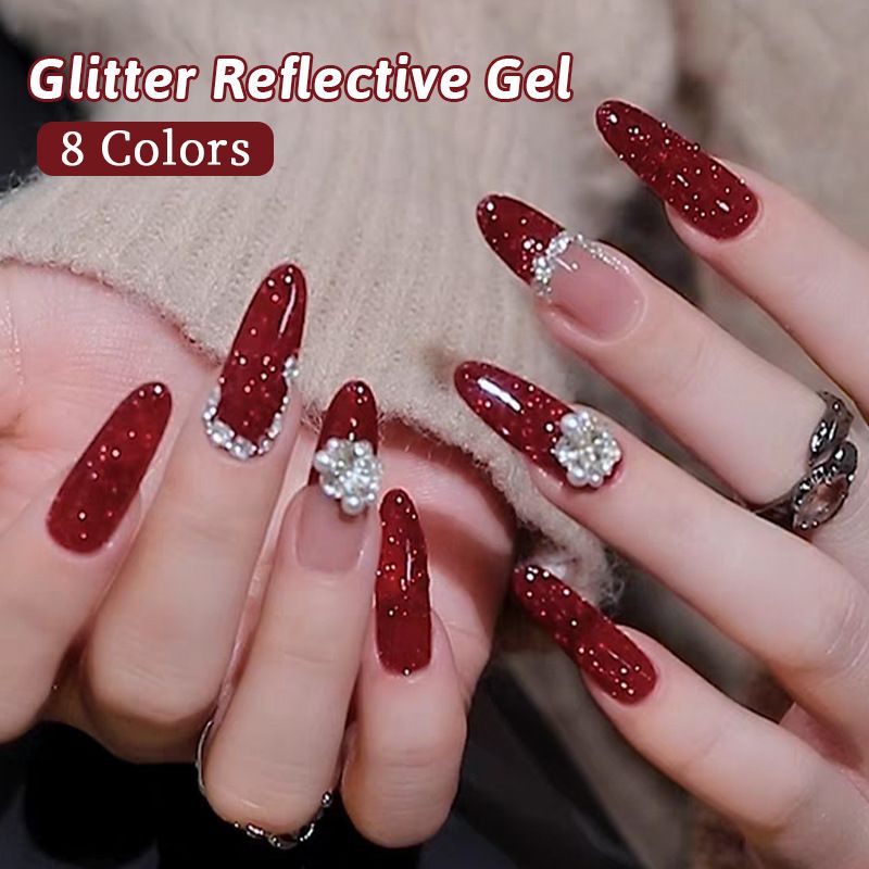 Colla per unghie New Flash Glue Disco Broken Diamond Glue Laser Nail Glitter Glue Nail Shop 15ml_voghion.com