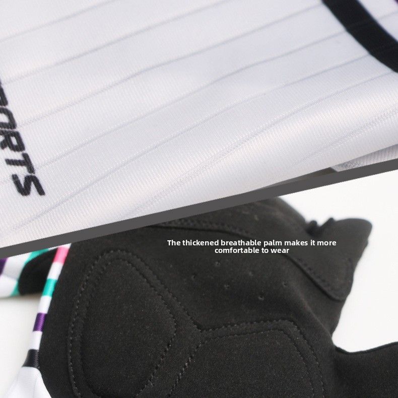DH Cycling Half Summer New Bicycle Sports Short Finger Gloves Breathable Fishing Fitness Outdoor_voghion.com