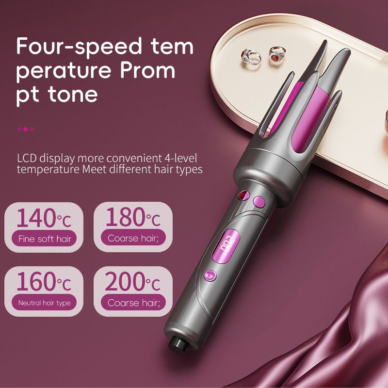 Neu 32mm Vollautomatische Große Locken Große Wellen Negative Ionen Langlebige Styling Lockenstab_voghion.com