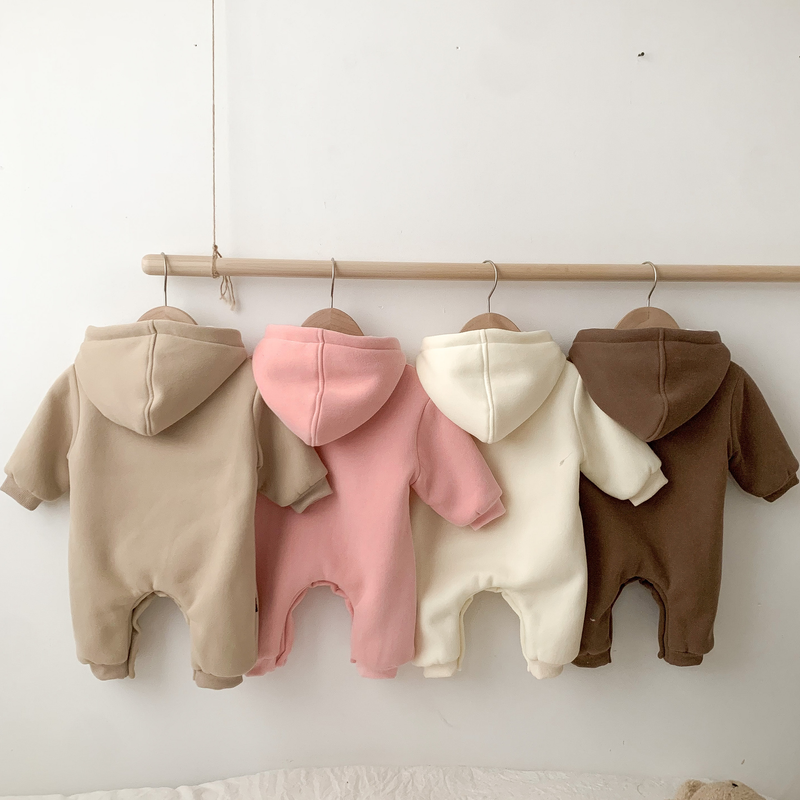 Babykleidung, Babykleidung, Winterkleidung für Jungen und Mädchen, Baby-Vollmondkleidung, Krabbelanzug plus warmer Kaschmiranzug für Neugeborene, Einteiler, Flut_voghion.com
