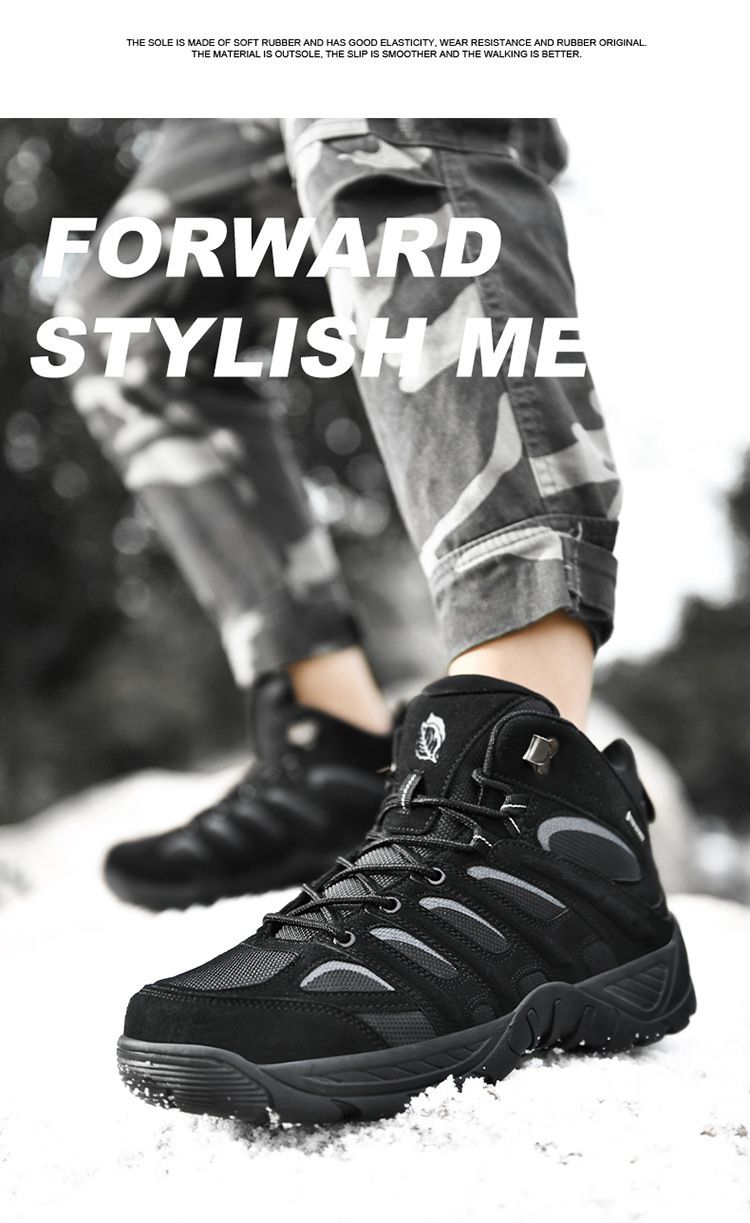 Bottes militaires tactiques pour hommes – Chaussures de randonnée légères et durables pour terrains extrêmes, entraînement et camping – Tailles 40 à 47. Chaussures grande taille_voghion.com