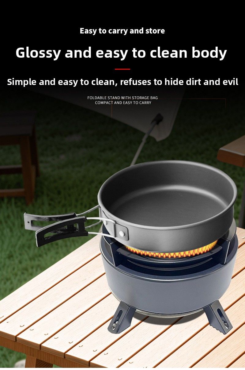 Réchaud de camping multifonction à infrarouge, portable et à économie d'énergie, idéal pour barbecue ou marmite_voghion.com