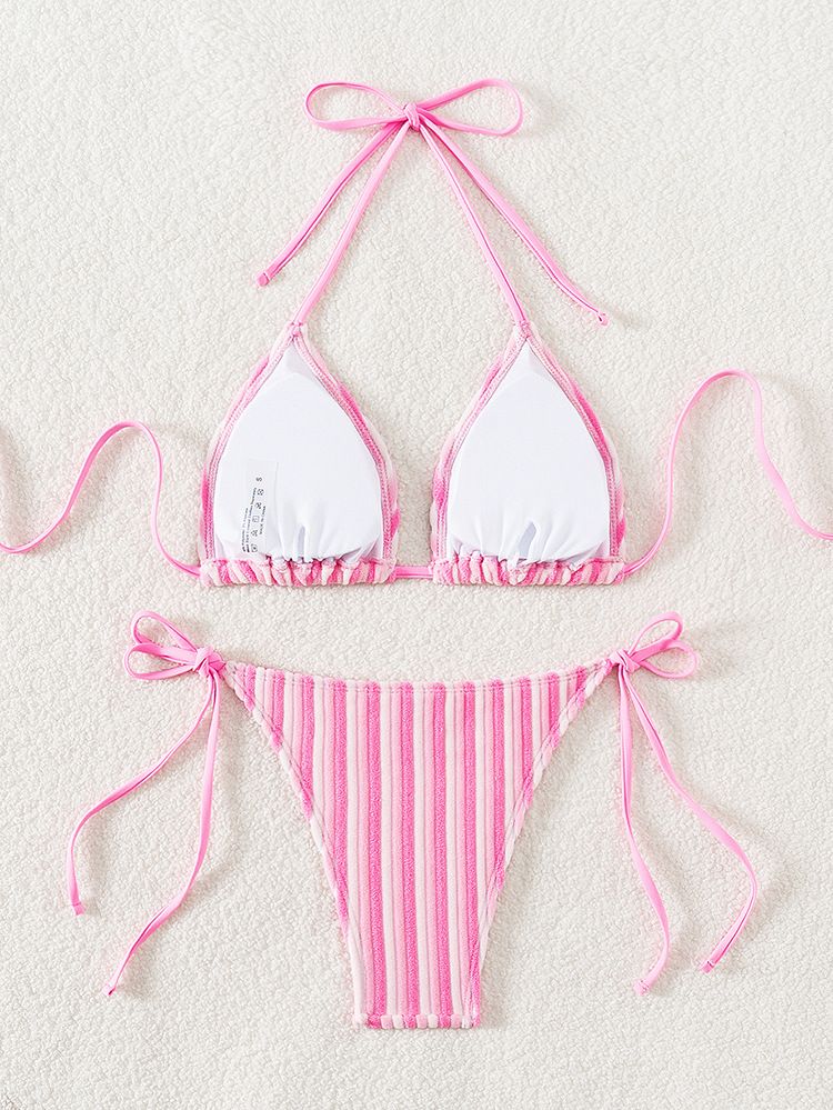 Dameskleding Nieuwe handdoek Doek Halter Hals Tie Bikini Badpak Zomer Strand Vakantie Vrouwen_voghion.com