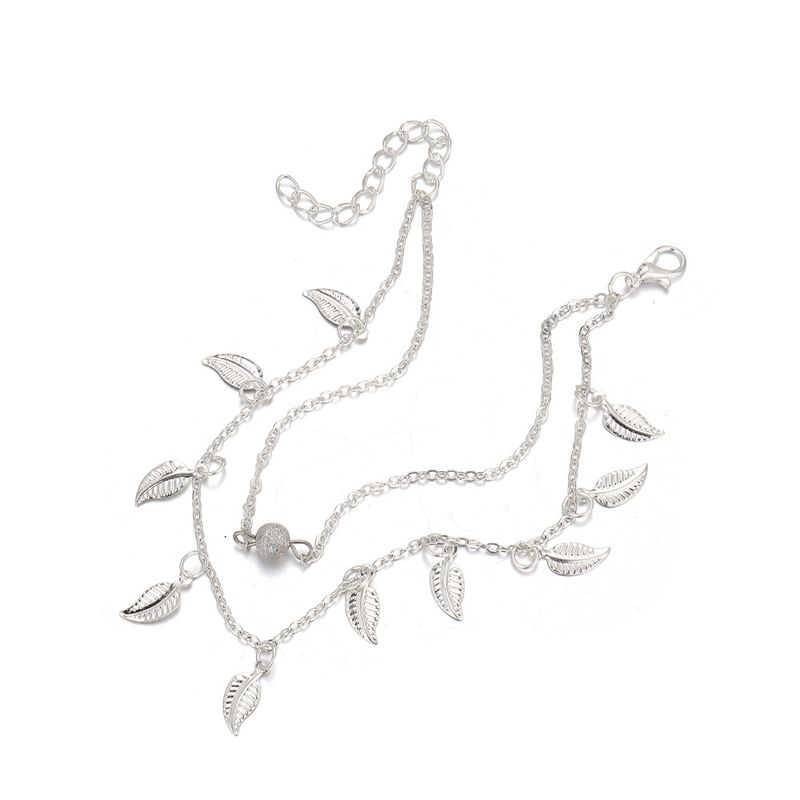 Nuova catena alla caviglia con piume di perle, minimalista e versatile, collezione di calzature estive da spiaggia_voghion.com