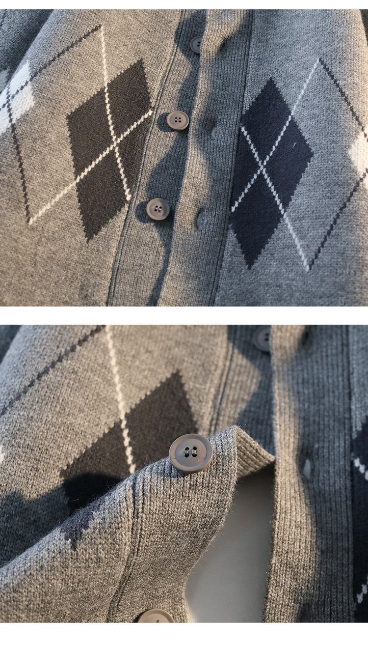 Übergroßer Herren-Strickcardigan – Vintage-Pullover mit offener Vorderseite und Struktur (M/L/XL/2XL/3XL/4XL, Acryl-Polyester-Mischung, maschinenwaschbar, entspannte Passform)_voghion.com