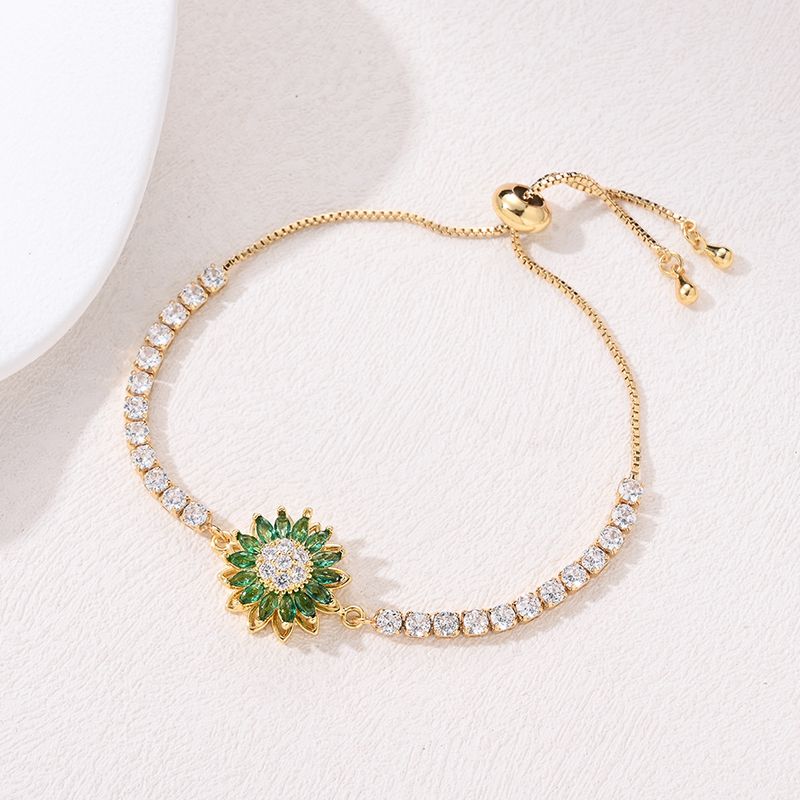 Women's Jewelry Minimalist Love Heart Bracelet With Evil Eye Charm - Geometric Boho Style Adjustable Chain Everyday Devil Eye Geometric Heart Bracelet_voghion.com