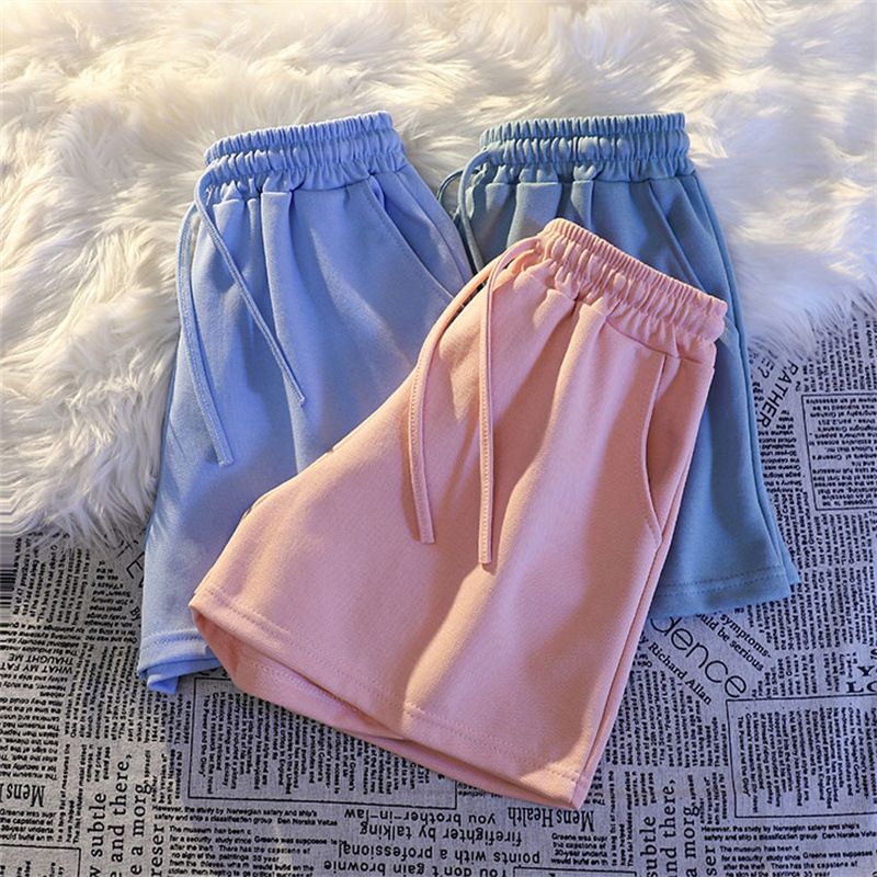 Women's Clothing Sports Shorts Ladies Loose Home Pajamas Wear Thin_voghion.com