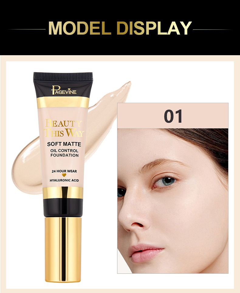 Feuchtigkeitsspendende BB Cream Foundation Langanhaltender Concealer zur Porenverkleinerung_voghion.com