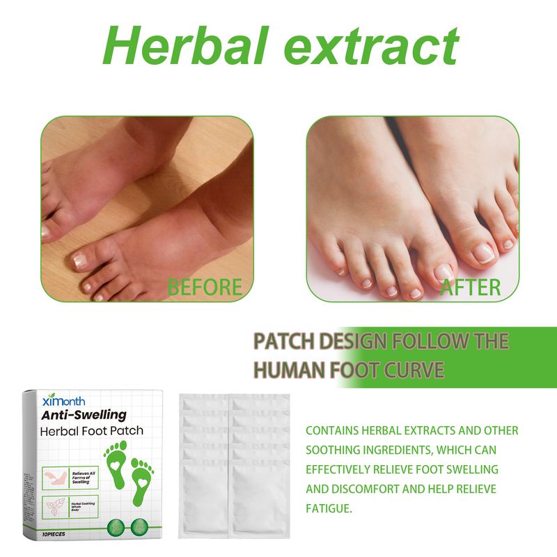 Cerotto alle erbe per i piedi per una pulizia profonda, rilassamento dei piedi e cura del corpo per aiutare a dormire_voghion.com