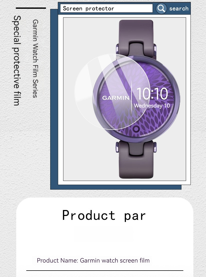 Garmin S60 órához alkalmas képernyővédő fólia, nagy felbontású, karcálló, edzett fólia, kék fény elleni TPU hidrogél fólia_voghion.com