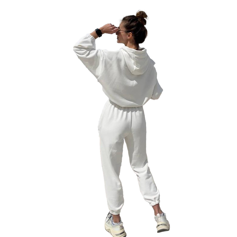 Tailleur pantalone casual da donna tinta unita_voghion.com