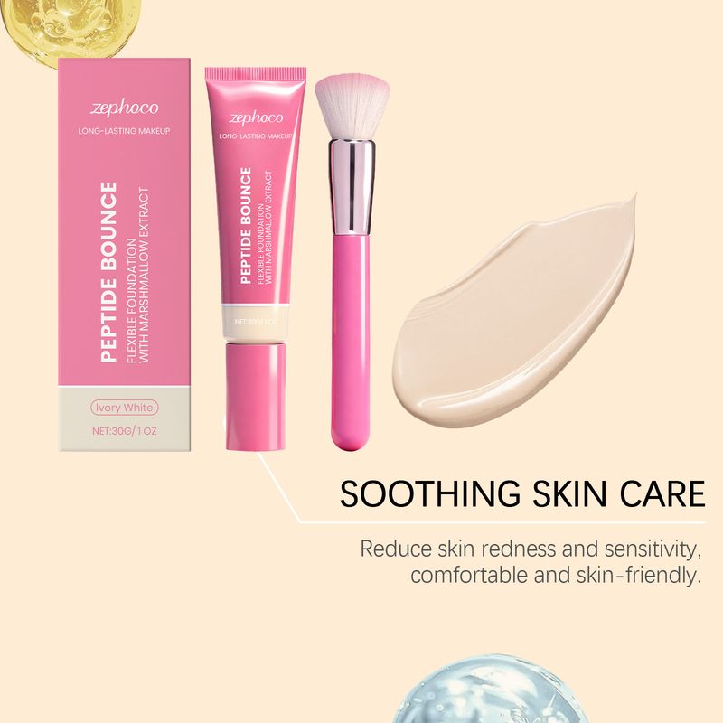 zephoco Leichte, langanhaltende, feuchtigkeitsspendende, nicht klumpende, matte, natürliche, klare Concealer-Foundation_voghion.com