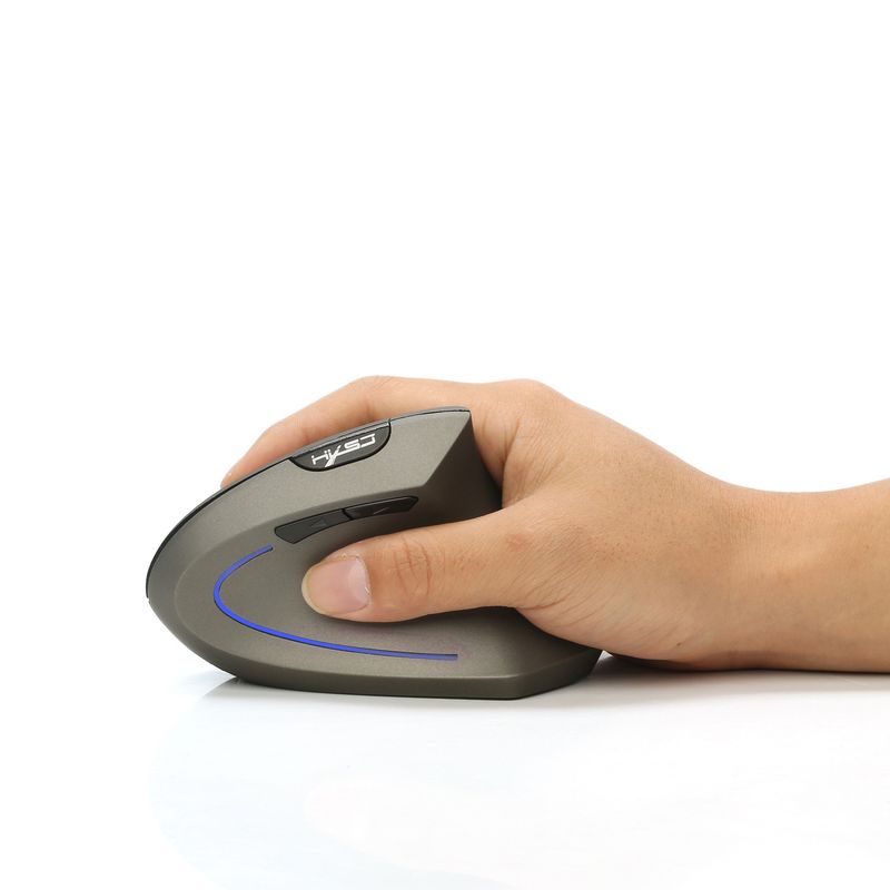 HXSJ 2.4GHz Vertical Wireless Mouse MOUSE Ergonomic 2400DPI Suitable for Office Design_voghion.com