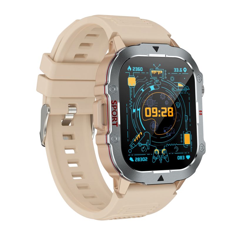 Nouvelle montre de sport connectée QX11 Smart Three-proof Outdoor avec Bluetooth, appels, fréquence cardiaque et pression artérielle C40PROC50PRO, sans latence_voghion.com