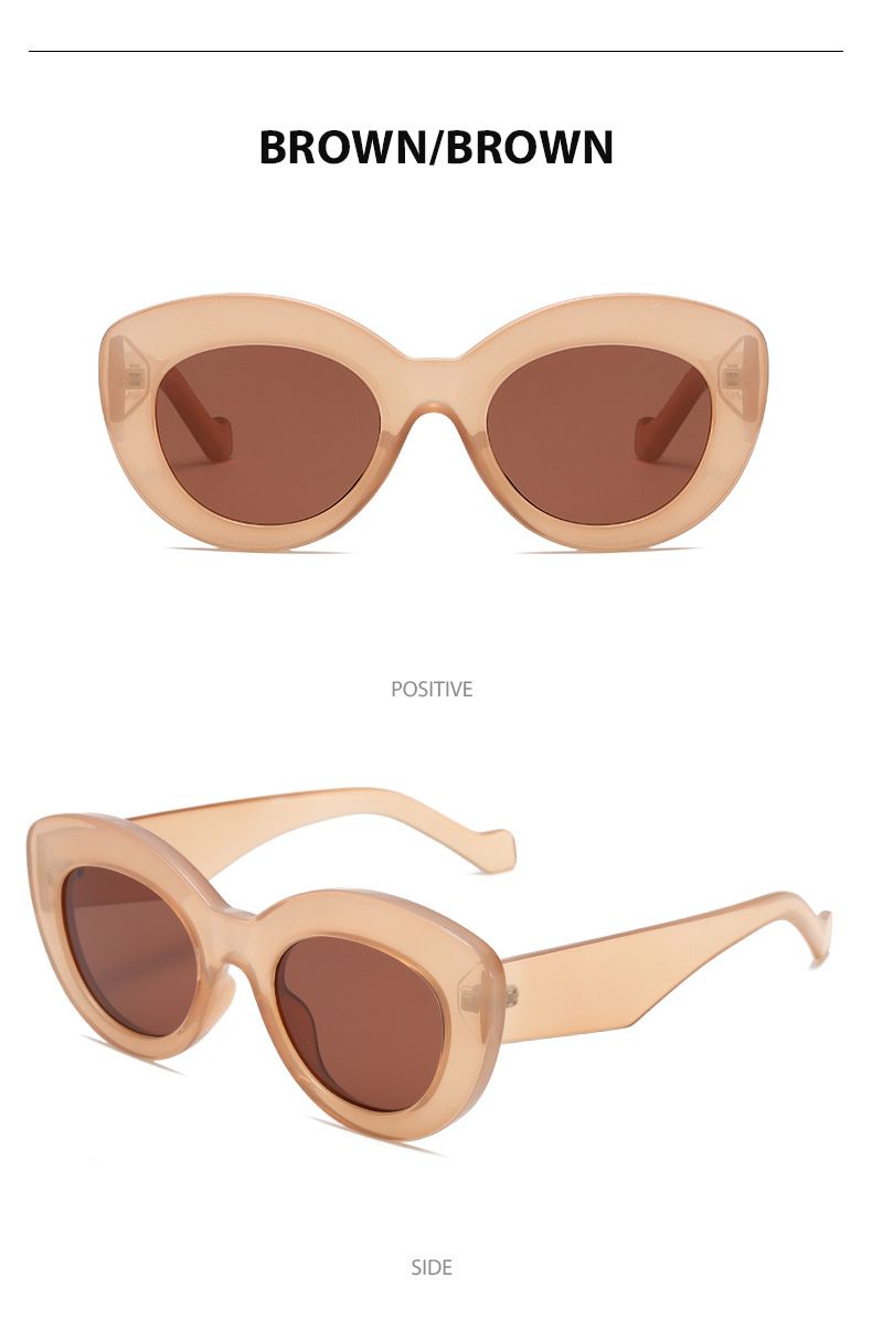 Cat eye tartarugato nella moda all'ingrosso per uomo e donna y2k occhiali da sole retrò occhiali da sole_voghion.com