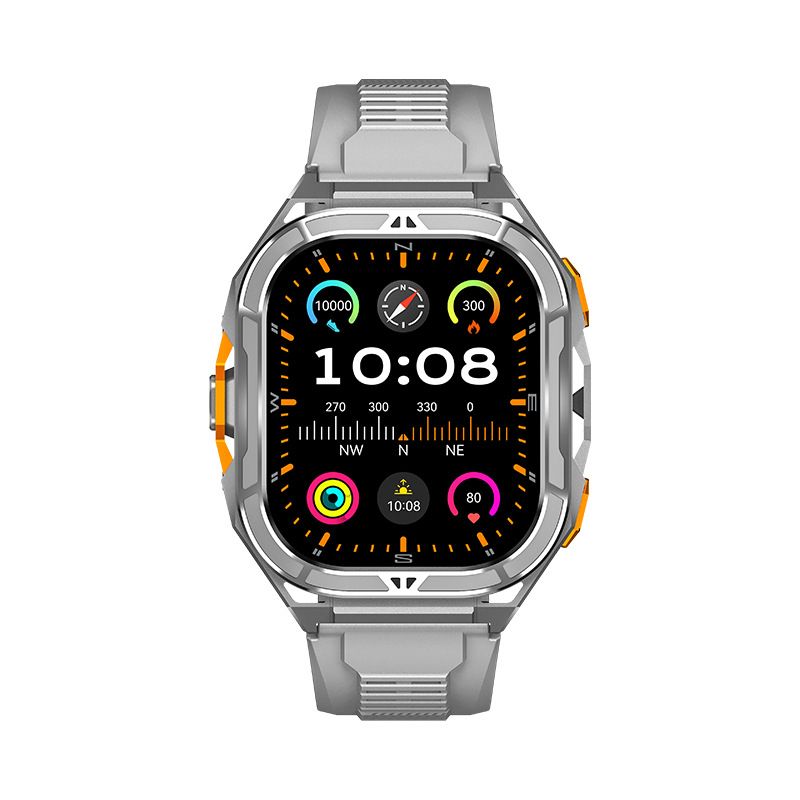 X5GloryFitpro Bluetooth Call Dual Frequency GPS Compass Sports Smart Watch_voghion.com