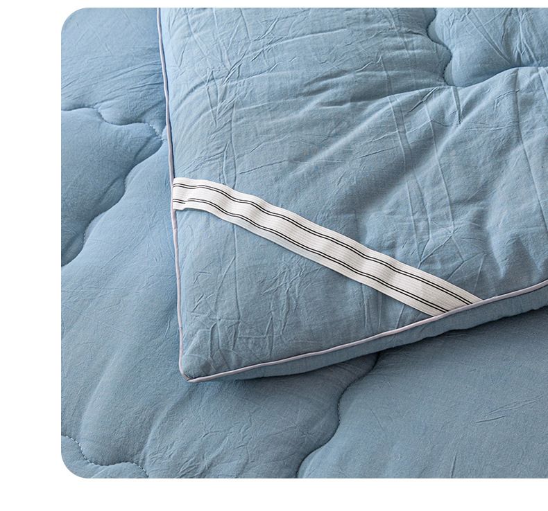 Hypoallergenic Cotton-Filled Mattress Topper – Soft Quilted Bed Pad For All Seasons (Multiple Colors, Machine Washable, Non-Slip Backing)_voghion.com