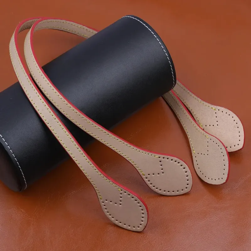 2 Stück 60 cm lange Griffe aus echtem Leder, Handtaschen-Gürtel, DIY-Handarbeit, Ersatz-Schultergurt-Zubehör 250121_voghion.com