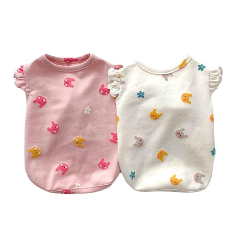 Colete fino de manga voadora para gatos, roupas para cães de duas pernas, para cães pequenos e médios, filhotes e gatos, roupas de outono para animais de estimação_voghion.com