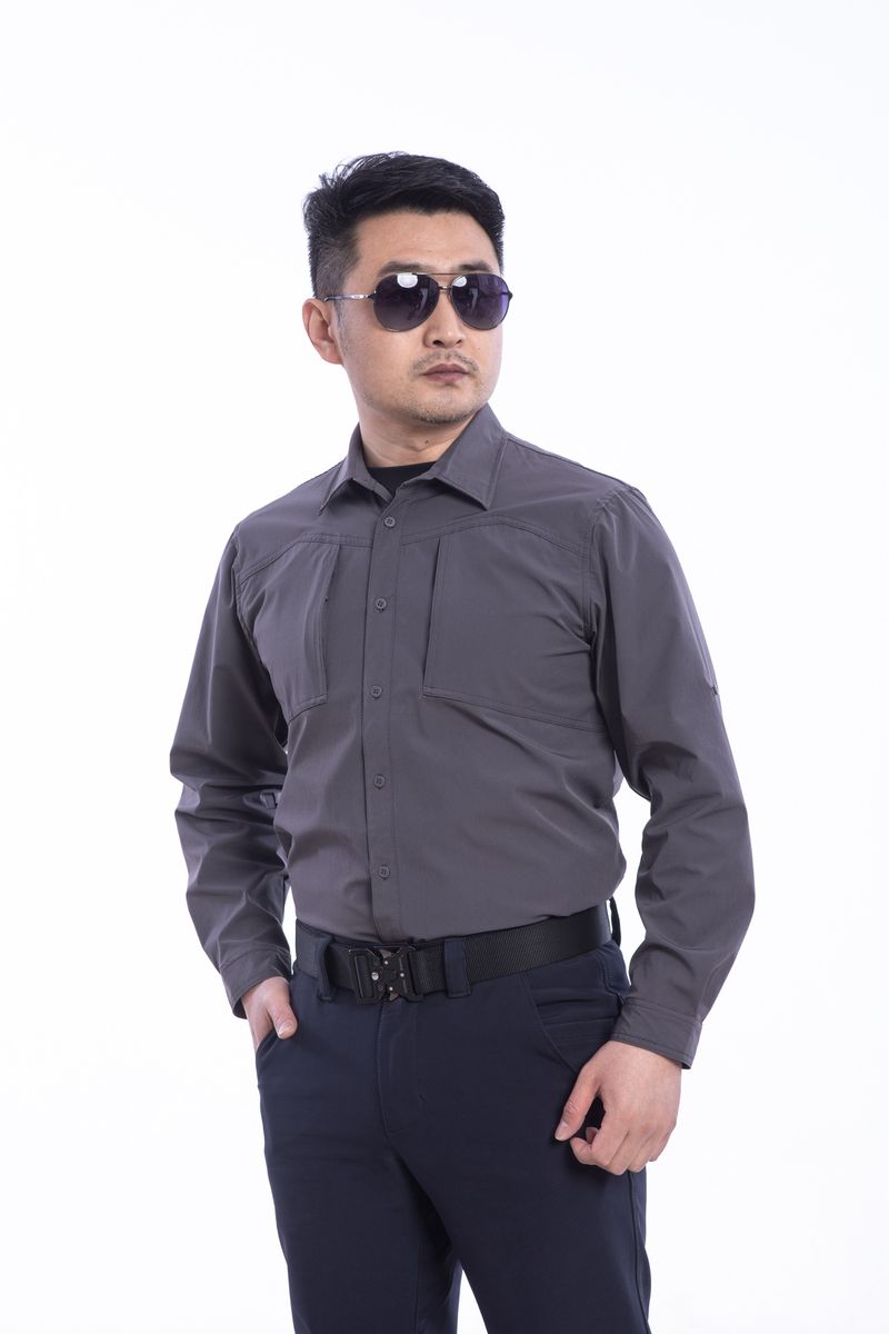 Camicia elasticizzata tattica da esterno ad asciugatura rapida in tessuto di seconda generazione Paving Eagle Explorer PLY-31_voghion.com