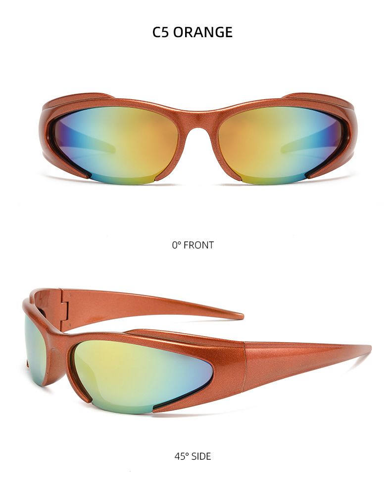 Fashion New Sports Sunglasses Y2K Outdoor Cycling Glasses Personalized Sunscreen Sunglasses_voghion.com