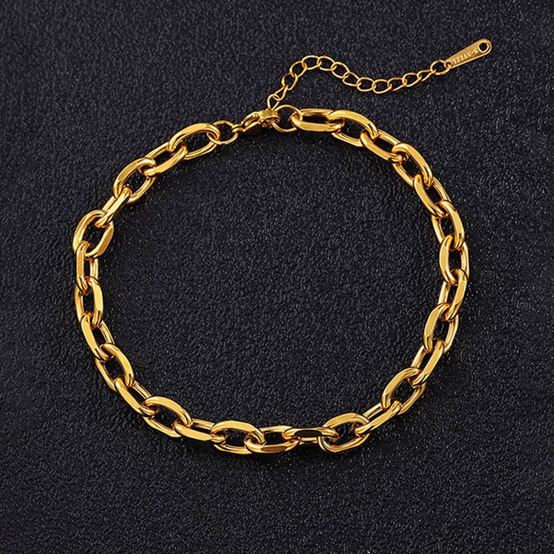 Braccialetto fai da te in acciaio al titanio per uomo e donna, alla moda, leggero, versatile, raffinato, resistente allo sbiadimento._voghion.com
