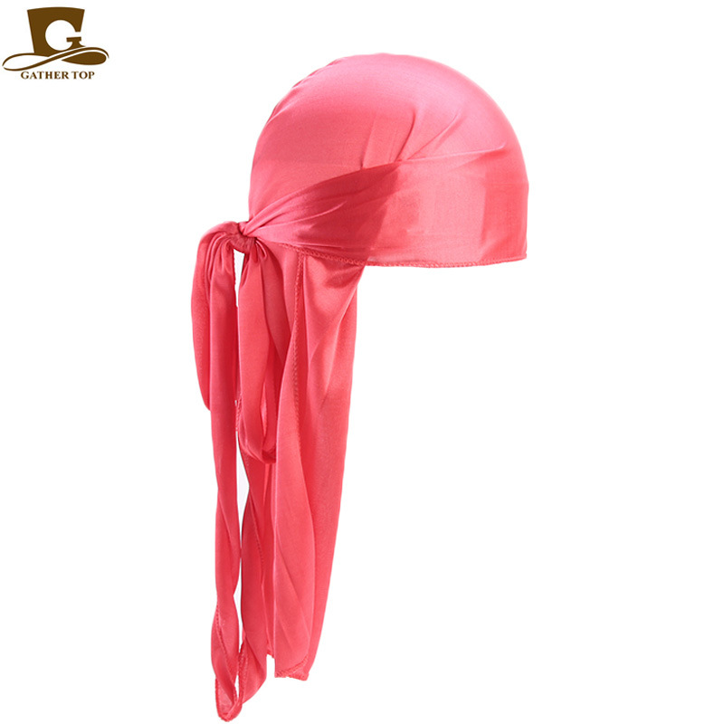 Unisex Men's and women's bandana hats Pirate hats silky durag TJM-05C_voghion.com