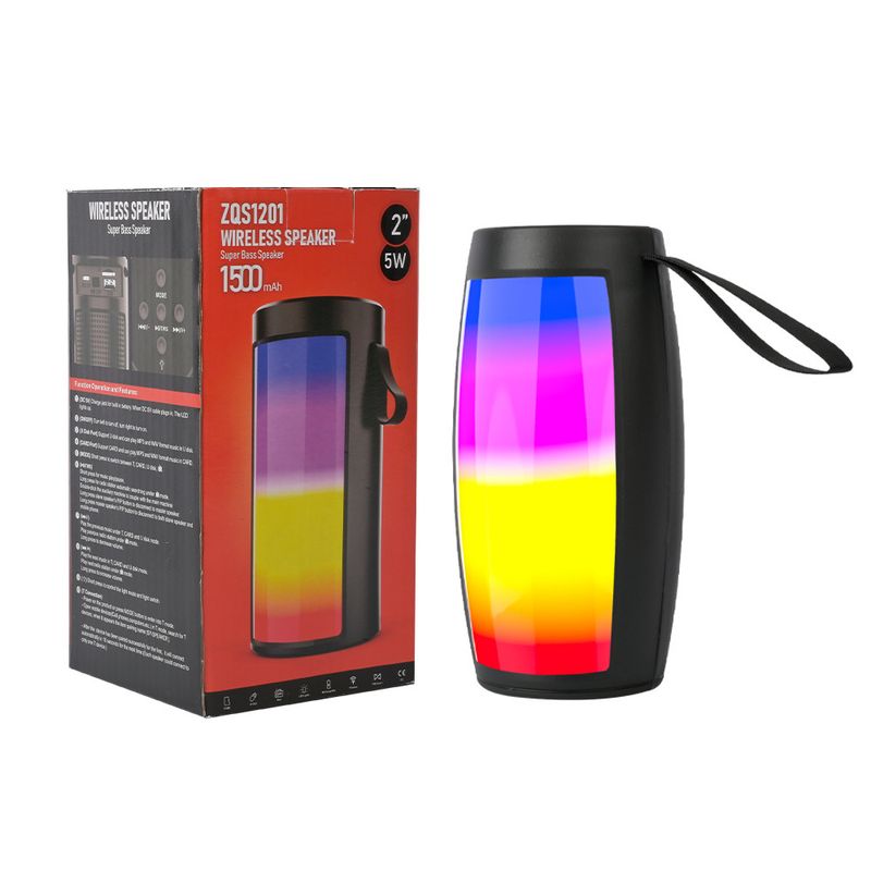 ZQS1202 asztali mélynyomó vezeték nélküli gombos Bluetooth hangszóró kültéri hordozható parti Bluetooth hangszóró_voghion.com