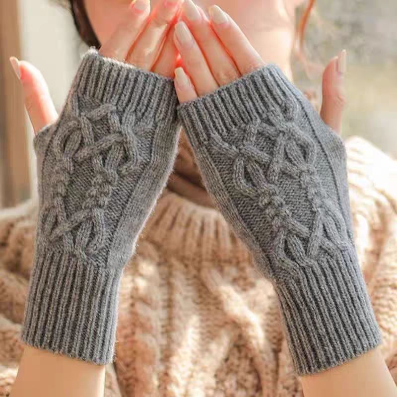Scaldapolsi corti in maglia con cavo touch screen, autunno inverno, nuovi da donna, alla moda, caldi, senza dita_voghion.com