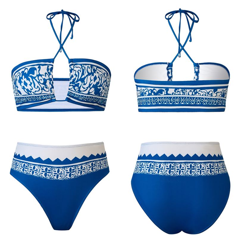 Odzież damska Split Women's Swimsuit Vacation Bikini Swimsuit_voghion.com