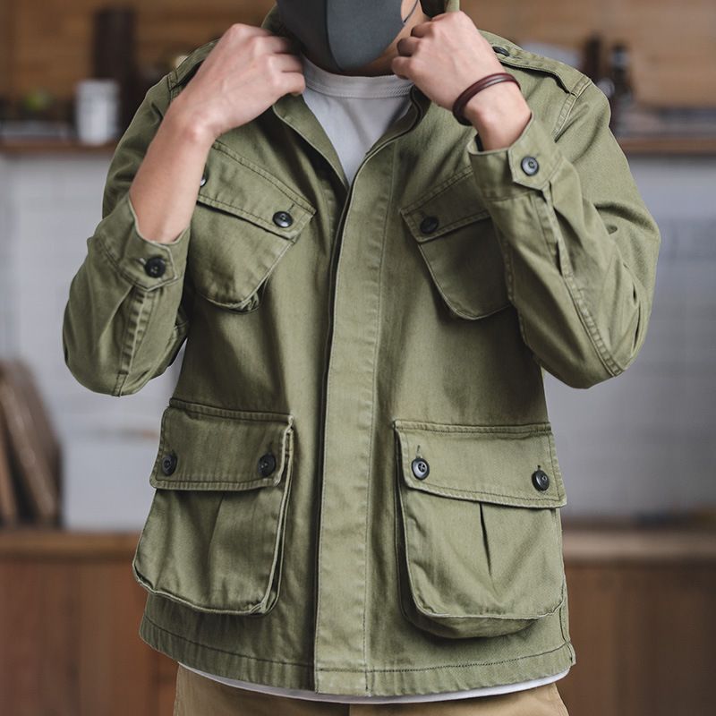CT 2025 American Style Washed Work für Herren, Herbstdesign Trendy Brand Multi-Pocket Casual Jacket_voghion.com