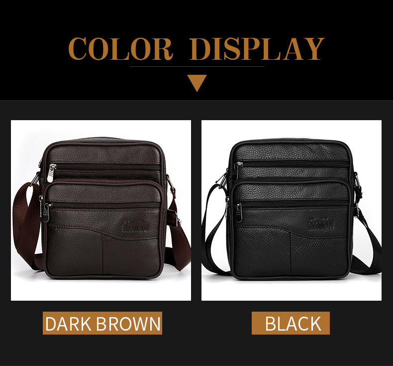2024 Men's temperament business bag, large capacity cowhide bag, genuine leather shoulder bag, men's vertical men's bag, high-end crossbody bag_voghion.com