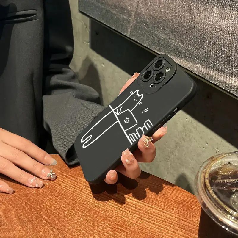 Capa de celular com estampa de gato e animal engraçado para Xiaomi Redmi Note 14 13 12 11 Pro Plus 4G 5G 12S 11S 10S Redmi 13C 14C_voghion.com