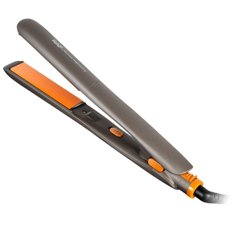 RAF Hair Straightener With LCD Display, Portable Curling Wand With Ceramic Plates For Volumizing And Styling, Negative Ion Technology_voghion.com