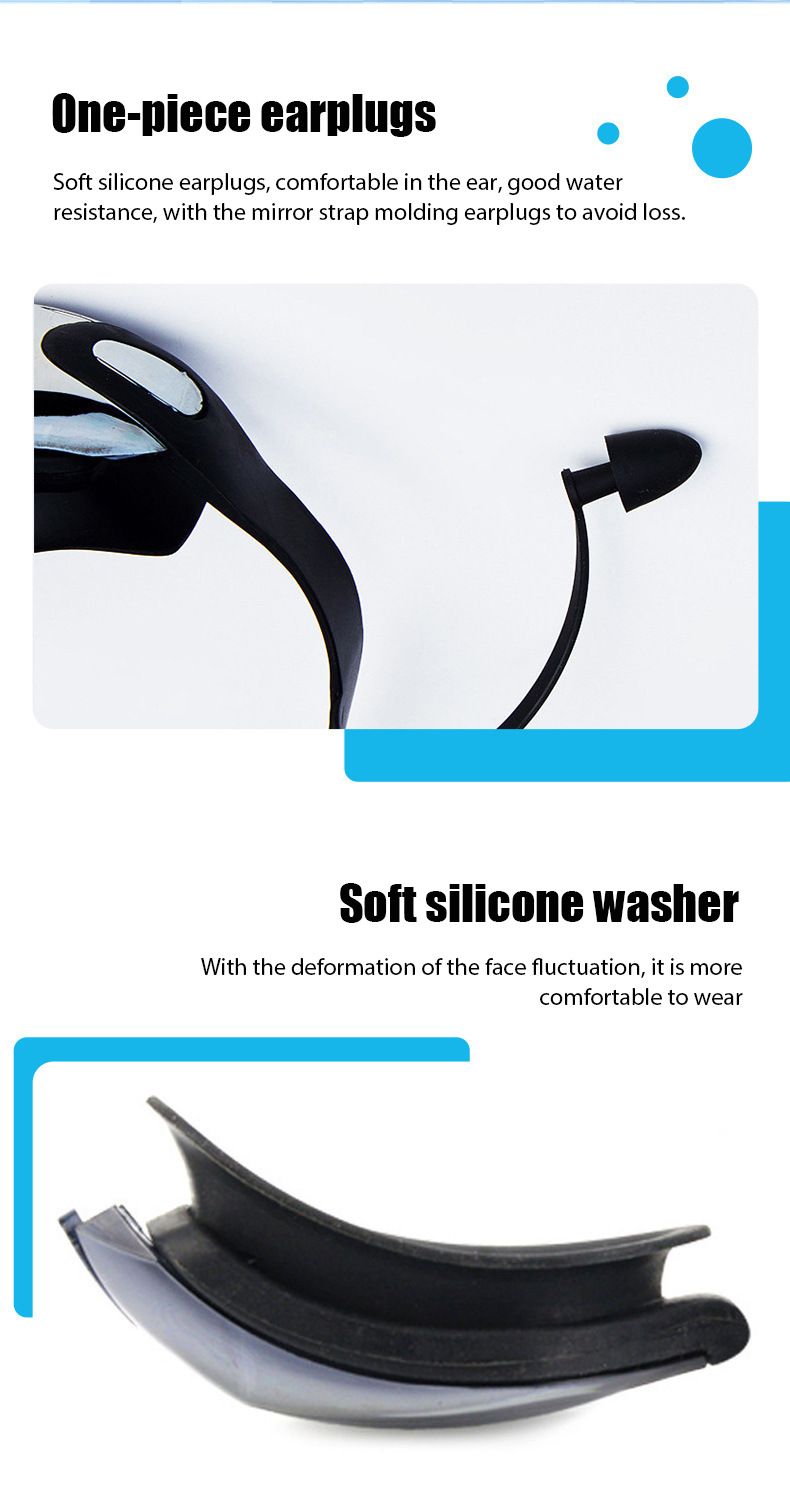 Ausgewählte Premium-Profi-Schwimmbrille aus Silikon mit Antibeschlag-Effekt, wasserdicht, HD-galvanisiert, für Erwachsene_voghion.com