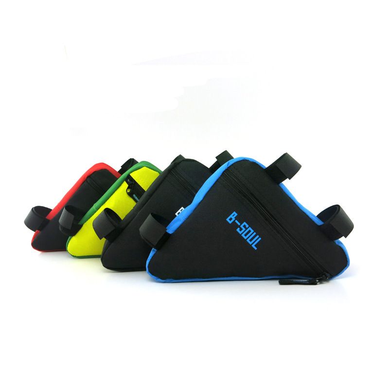 Bolsa para accesorios de ciclismo con cuadro triangular de bicicleta B-SOUL con liberación rápida para bicicleta de montaña_voghion.com