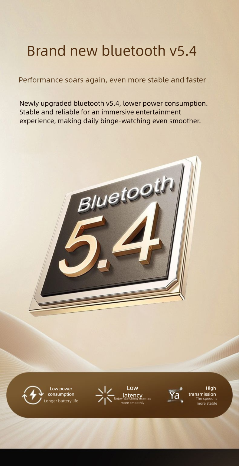 New Patch Knob Active Noise Cancelling Over-Ear Headphones Bluetooth True Wireless Long Battery Life Compatible With_voghion.com