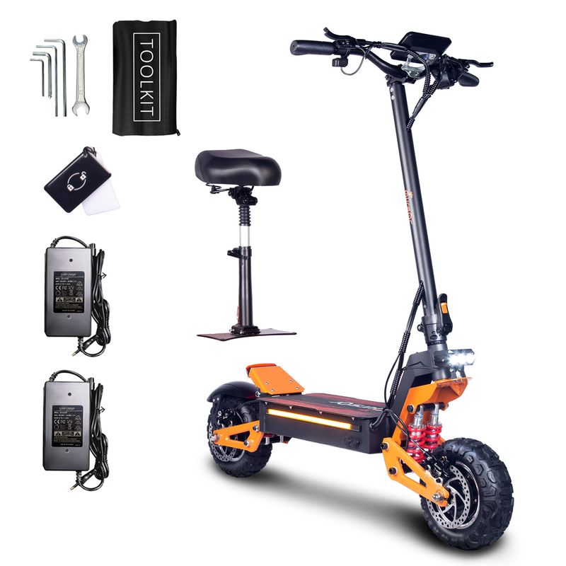 Europa 11 polegadas off-road de alta velocidade e alta potência para trabalhar scooter elétrica alternativa_voghion.com