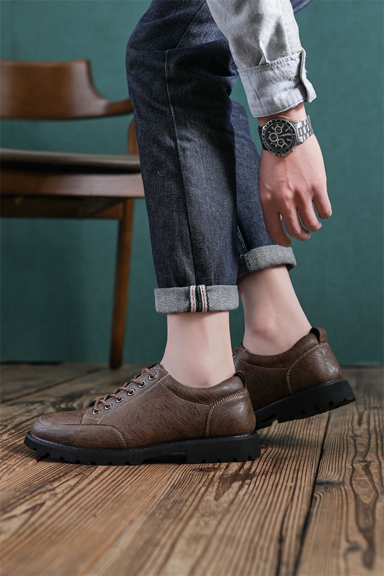 Herren Winter Casual Leder Britischer Stil Vielseitige Trendy Martin Schuhe_voghion.com