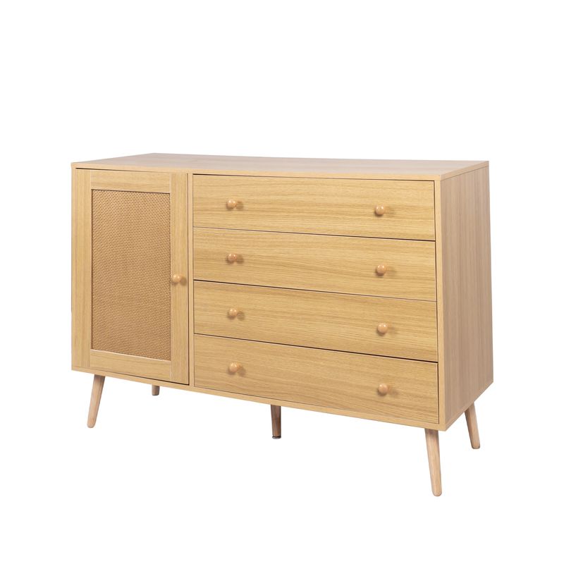 Holzseitenschrank 120 cm con 4 lame e 1 lama_voghion.com