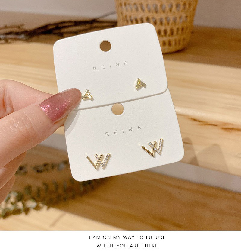 VENUS Sterling Sier Geometrische Driehoek Windmolen Oorbellen Vrouwen Eenvoudige Mode Bruiloft Sieraden Gif_voghion.com