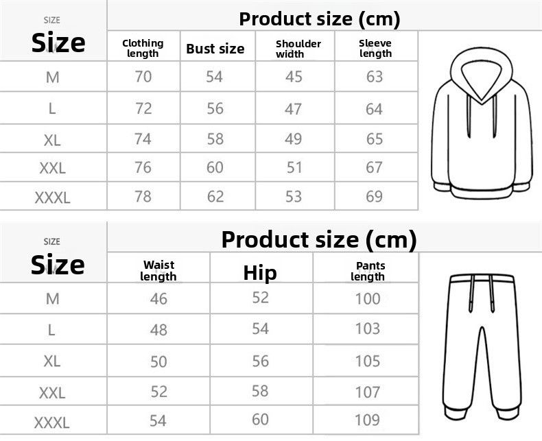 Neues Herren-Sportmode-Casual-Winter-Set mit einfarbigem Rundhalsausschnitt und Hose_voghion.com